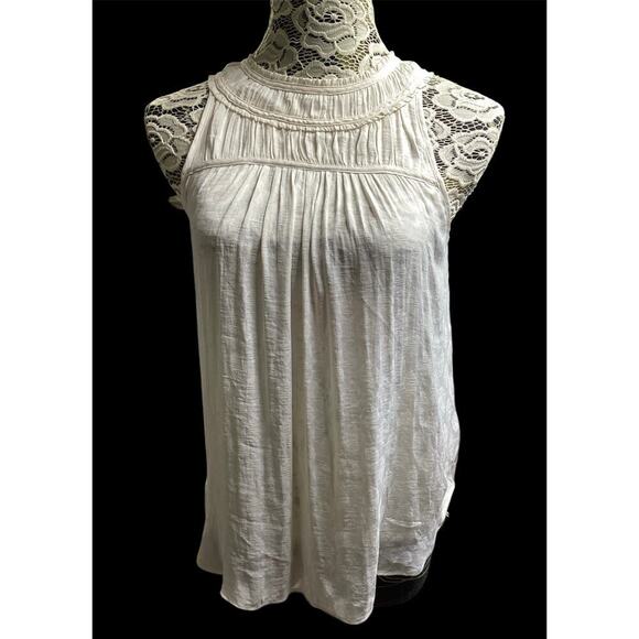 Maeve by Anthropologie sleeveless top beige size 0 - Picture 1 of 7